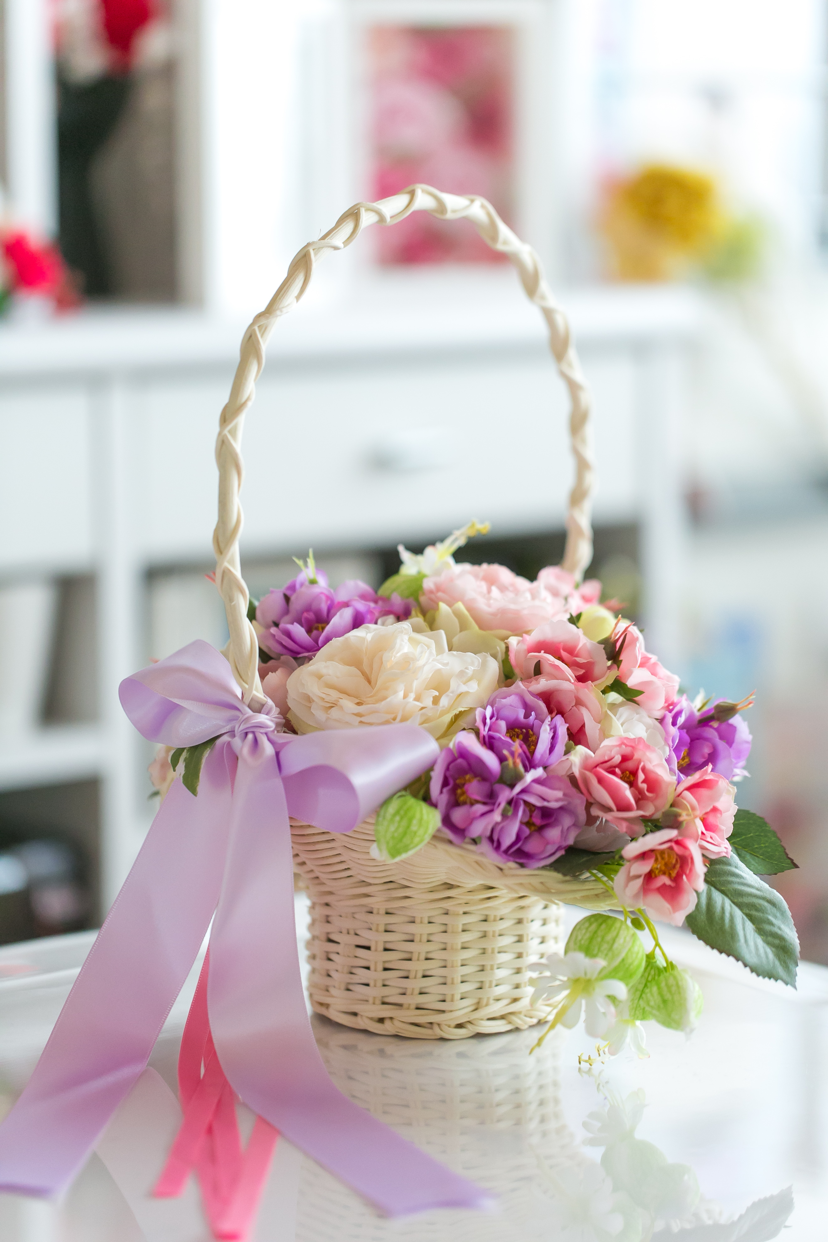 basket bouquet